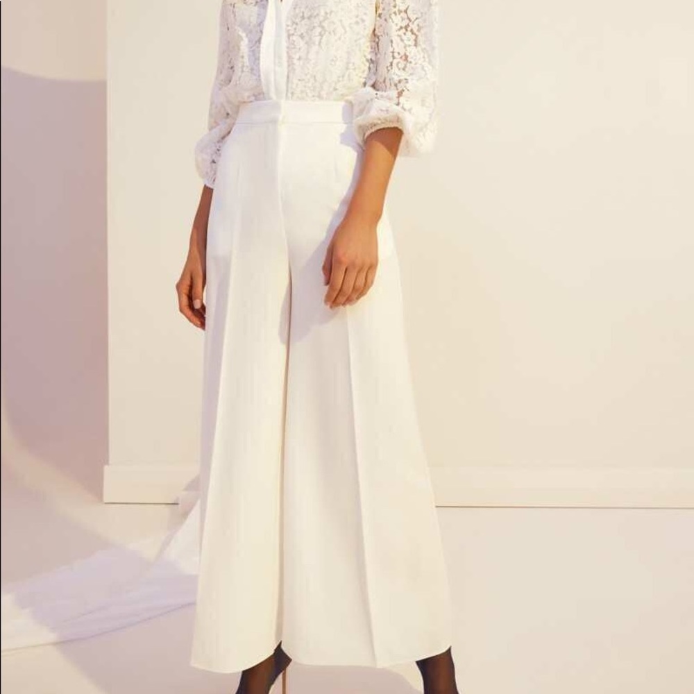 Keepsake wide leg white pants